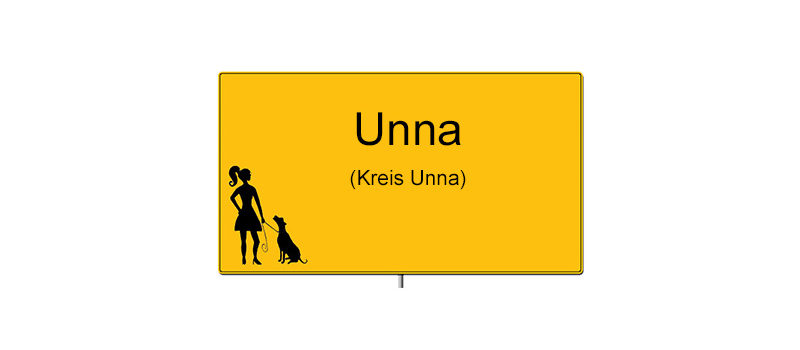 Ortsschild Unna